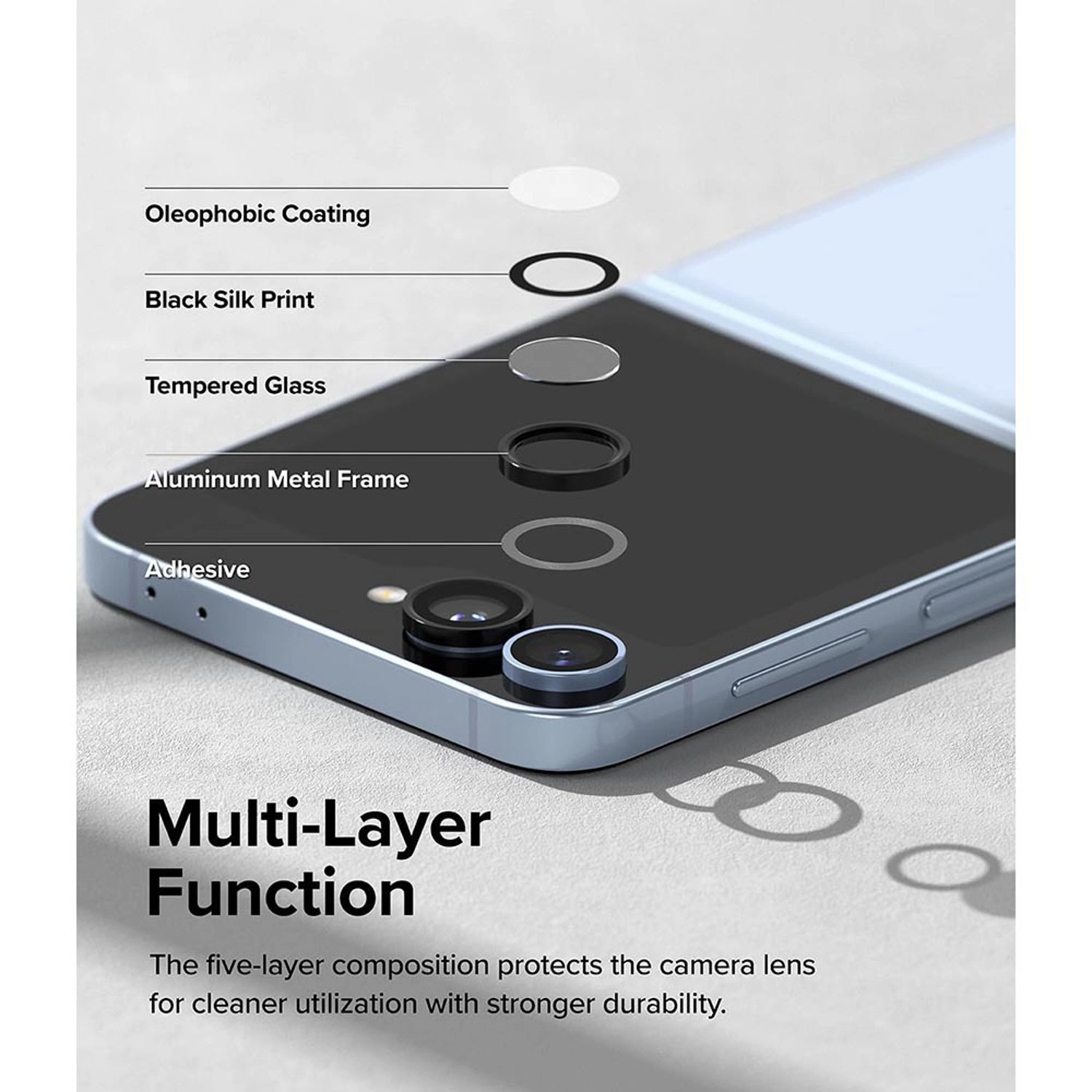 Clear Camera Lens Protector for Samsung Galaxy Z Flip 6