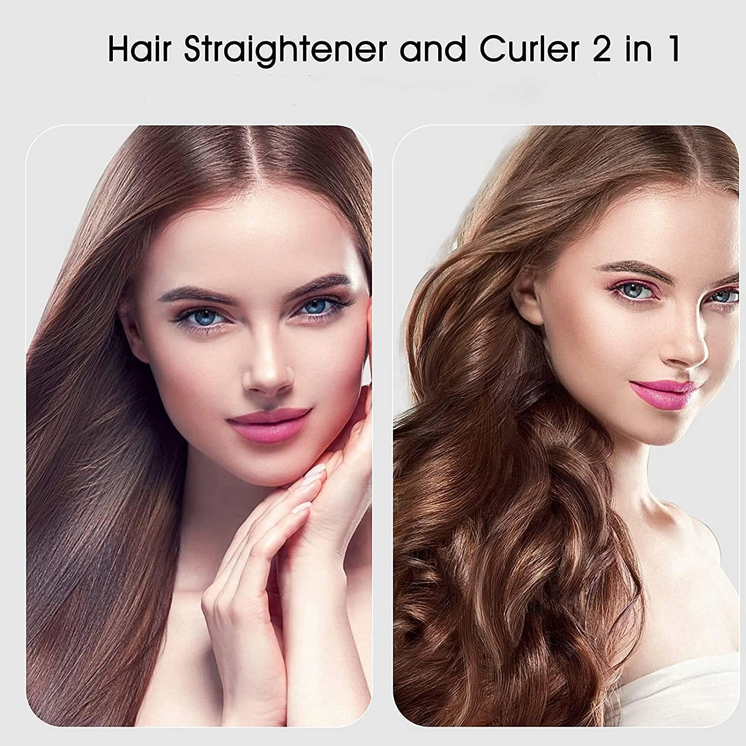 2.0 Upgraded Steam Straighteners - 1 1/4 inch Dual Voltage