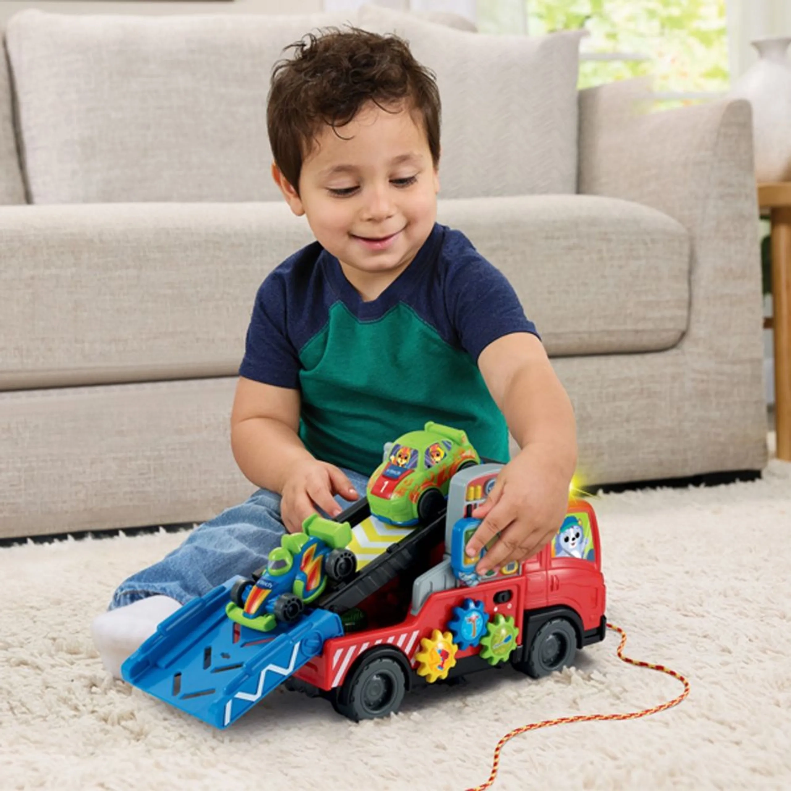 3 In 1 Musical Car Carrier Truck