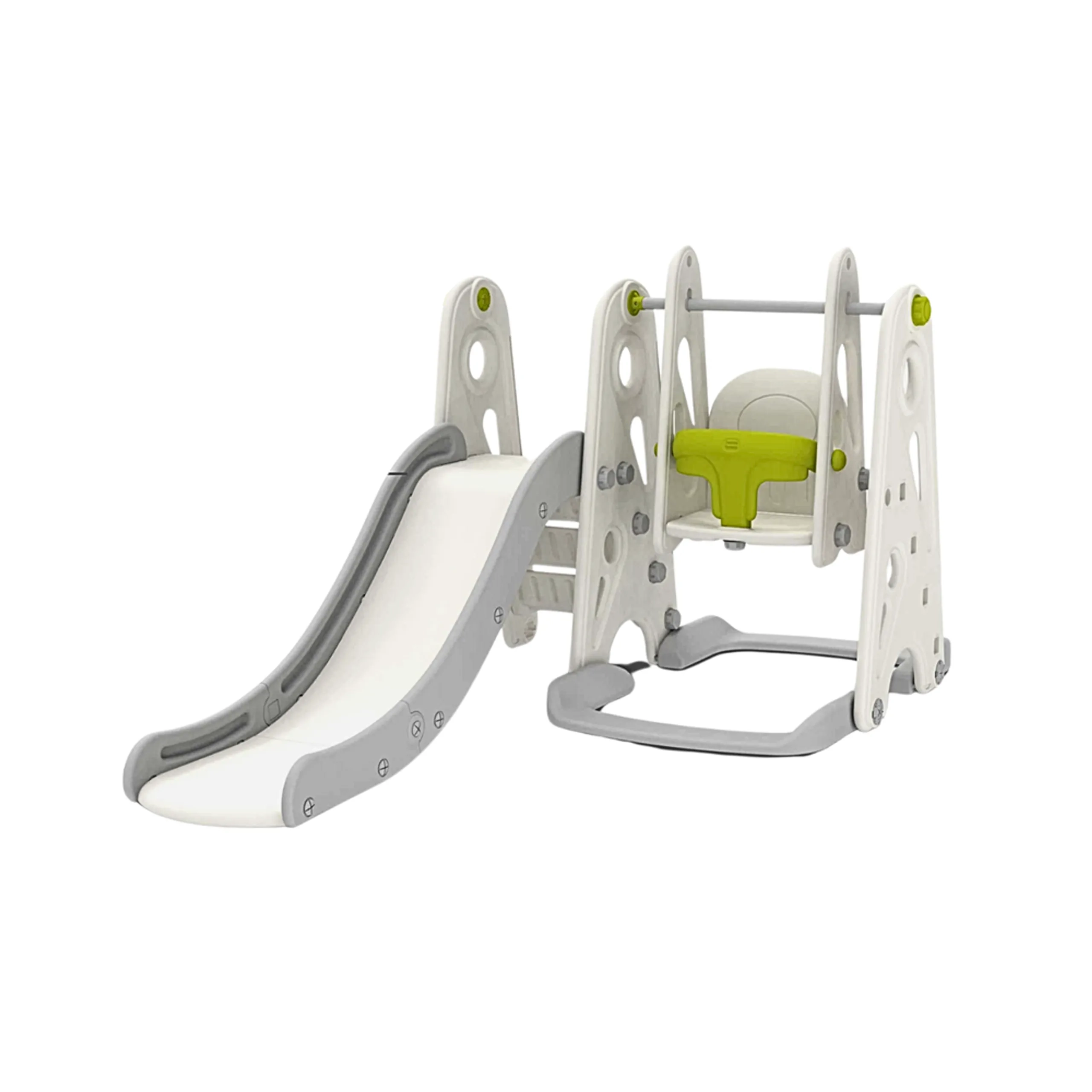 Babycare 3 In 1 Kids Slide & Play Set - White Suitable for 12 months & above
