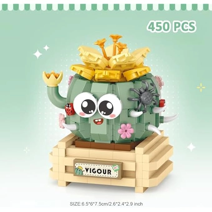 MINI FLOWER SUCCULENT BONSAI - 4 pcs