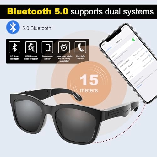Smart Bluetooth Glasses - Clear Calls 6 Hours