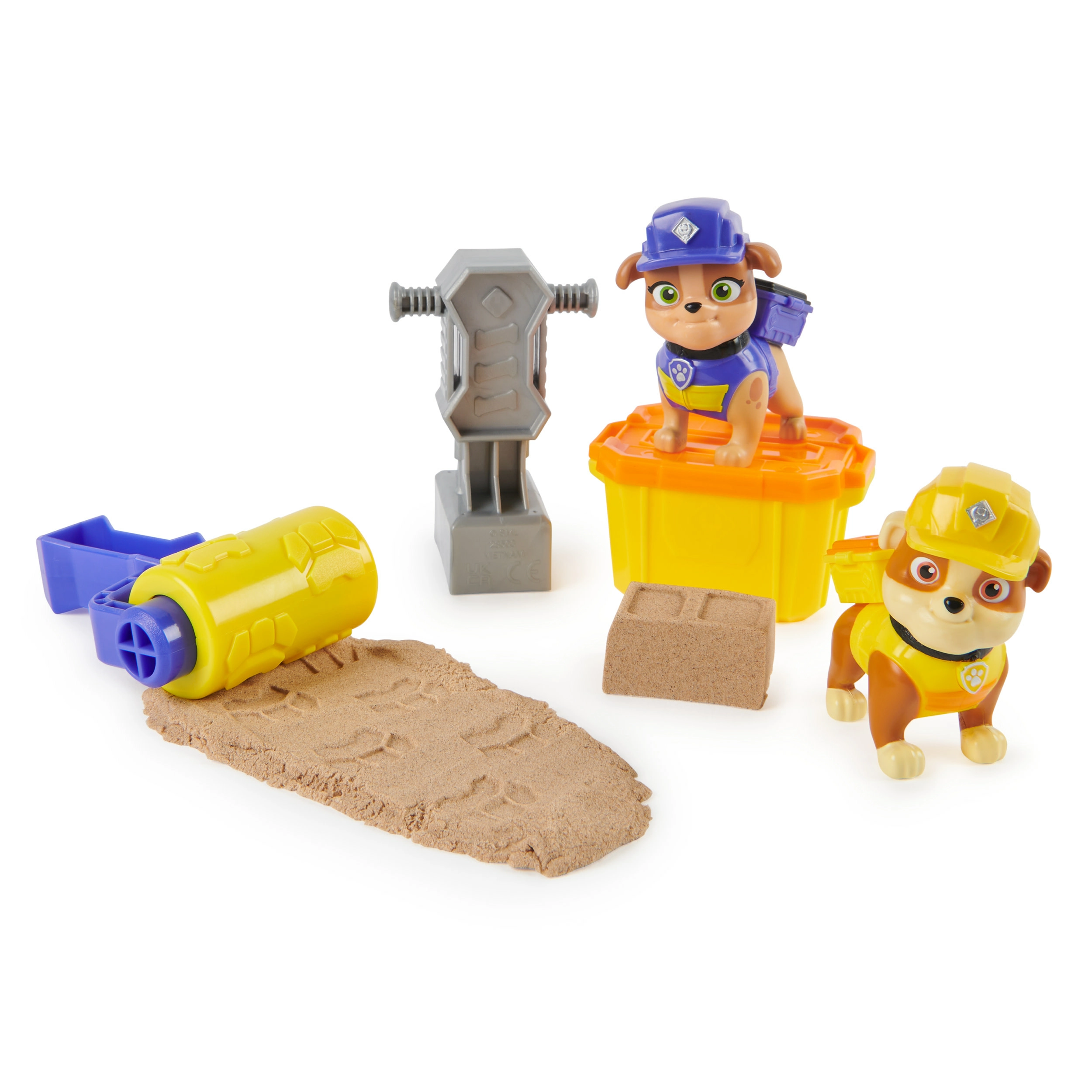 Spin Master Rubble + Wheeler + Mix + Charger + Motor + Auntie Crane + Grandpa Gravel - Animal