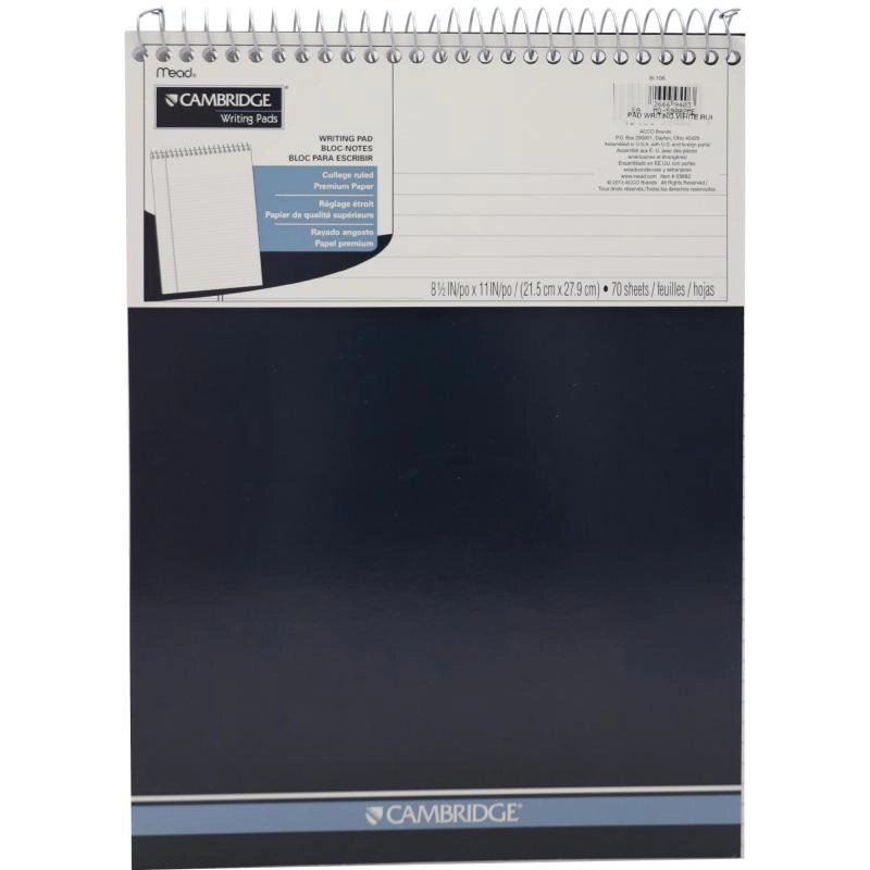Premium Writing Pad A4 Spiral - Lined 140 Pages