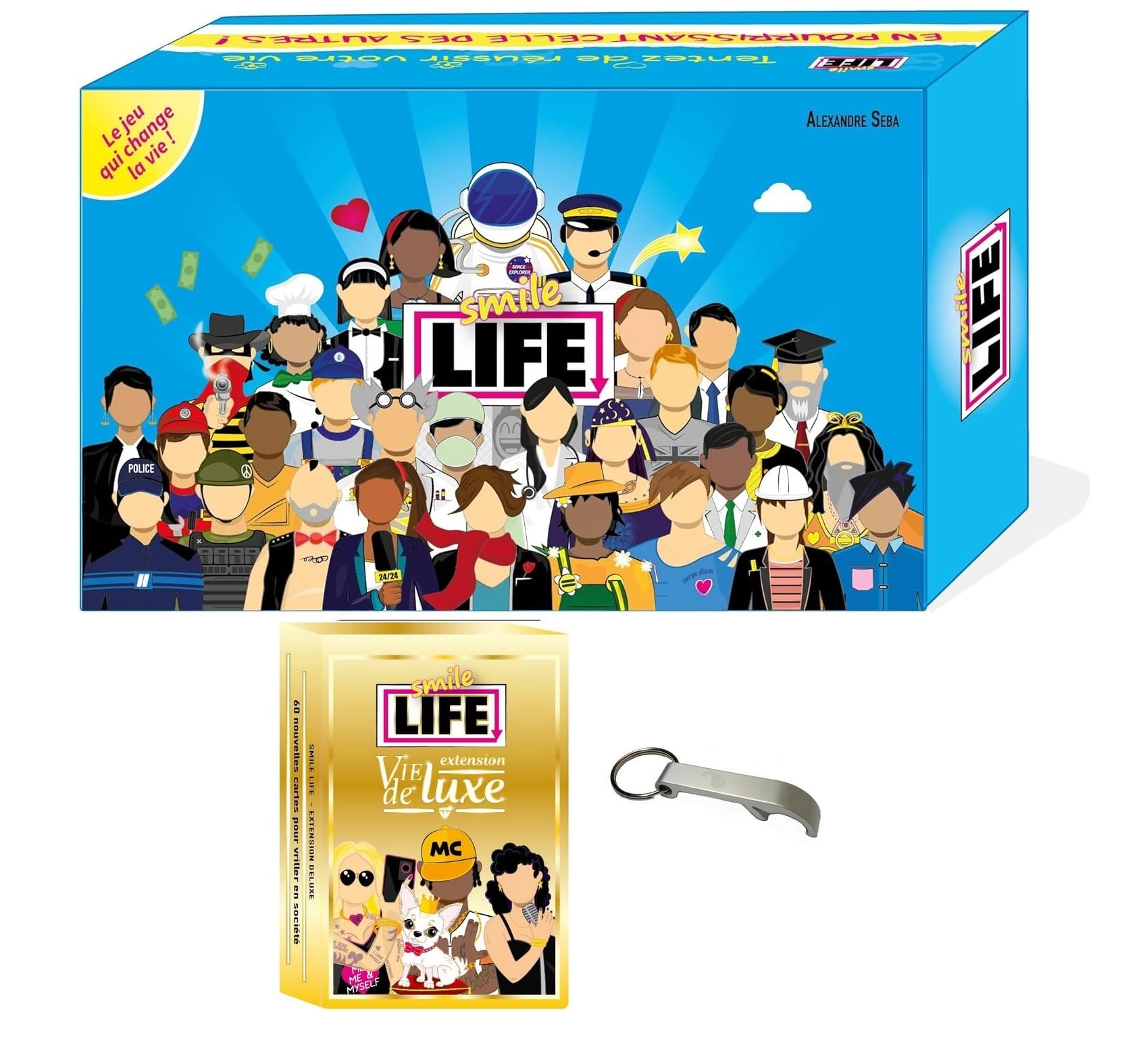 Blumie Shop Smile Life + Luxury Life Expansion + Decap - Bottle Opener (French)