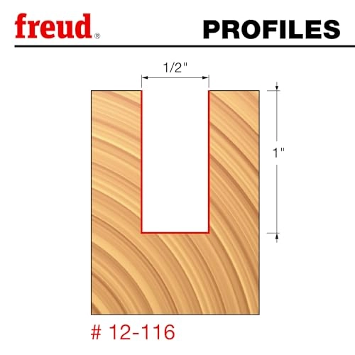 Double Flute Straight Router Bit - 1/2" 1/2"
