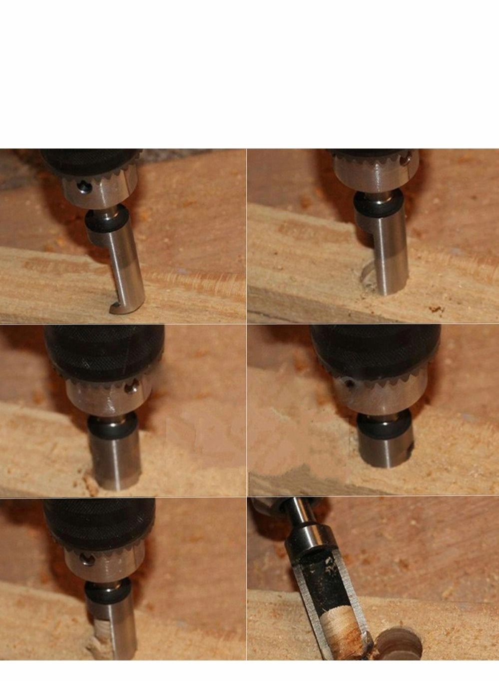 Wood Plug Cutter - 45# carbon steel 8 piece(s) 6mm 10mm 13mm 16mm