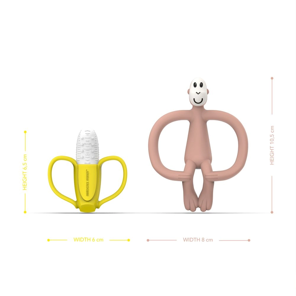 Monkey Teether + Banana Teething Soother