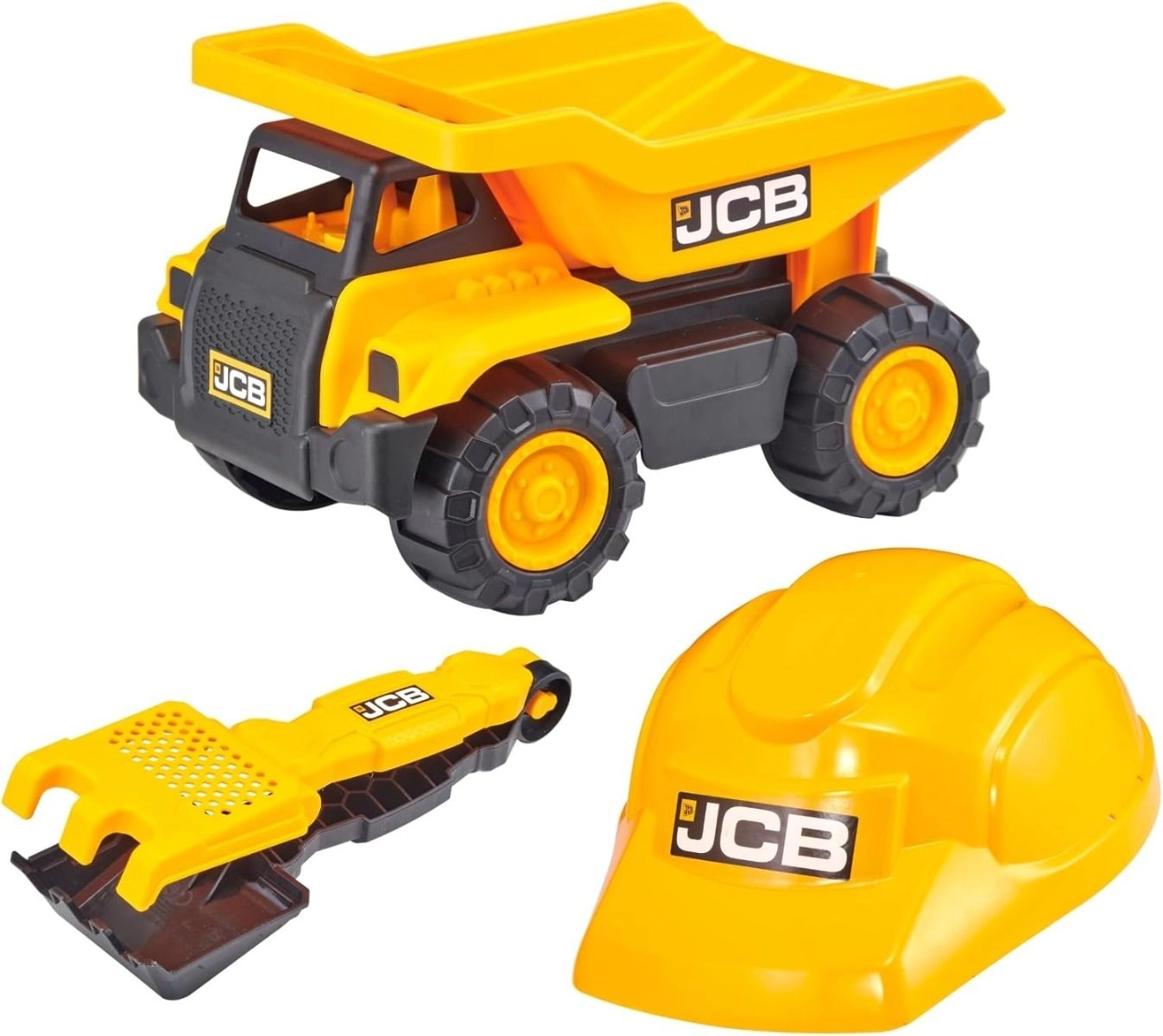 Teamsterz JCB Dump Truck - 10inch Sand Tool Helmet