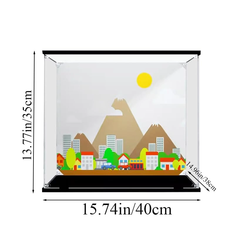 Display Case for LEGO City 60321 - Acrylic