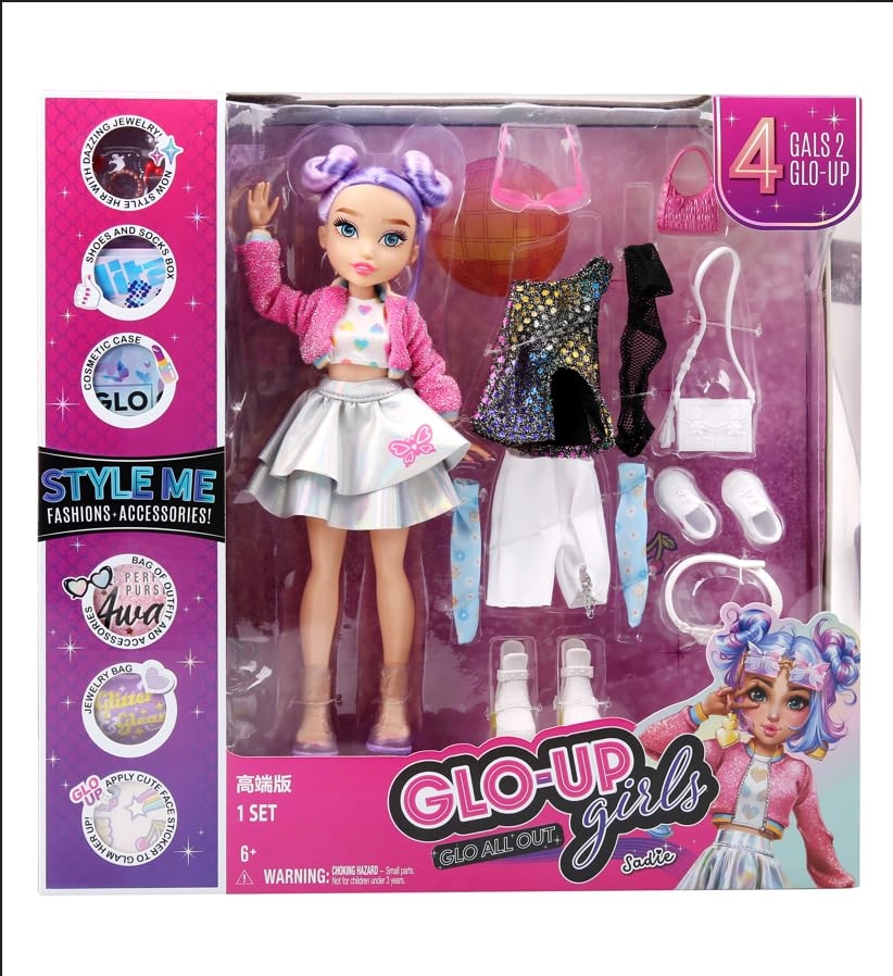 Guangdong Chenghai Intelligent Toys Co., Ltd. Sadie Fashion Doll - 25 Surprise Accessories Color-changing Hair Ages 6+