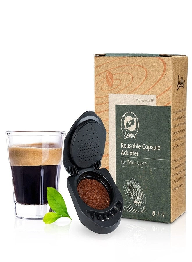 i cafilas Reusable Coffee Adapter - Dol*e G*sto Refillable Converter Picc*lo XS/Genio S