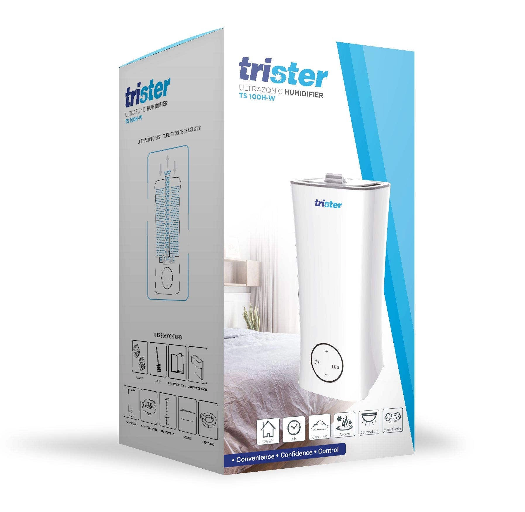 Trister ULTRASONIC HUMIDIFIER - 250ml/h 2 Litre