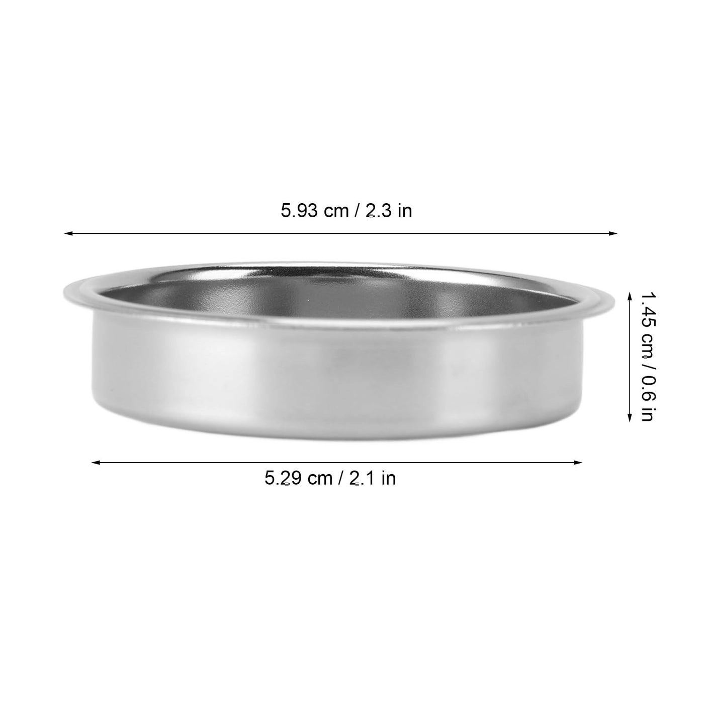 Espresso Machine Blind Filter - 51mm Stainless Steel