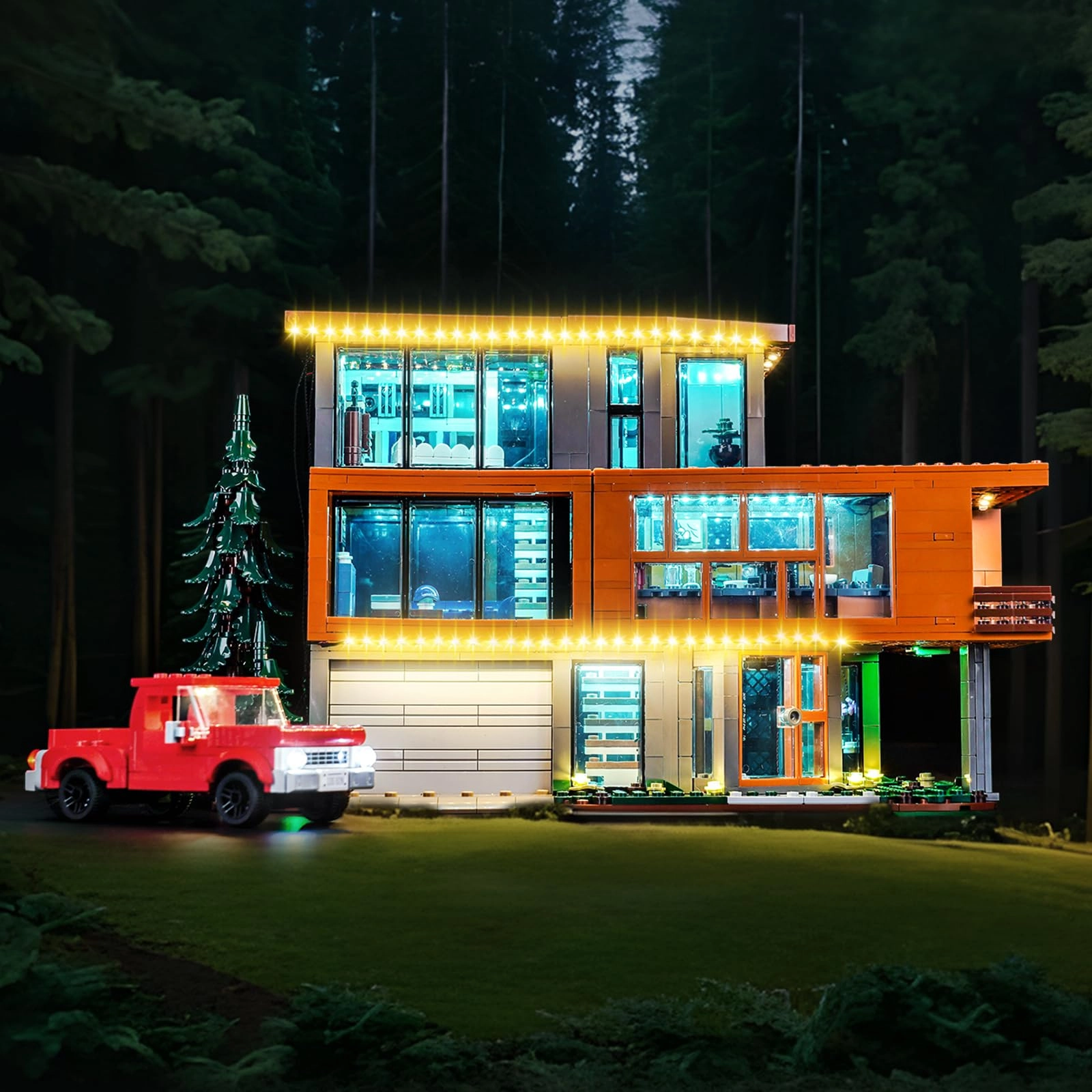 Brickshining LED Lighting Compatible with Lego Ideas Twilight The Cullen House - 21354 Standard Version