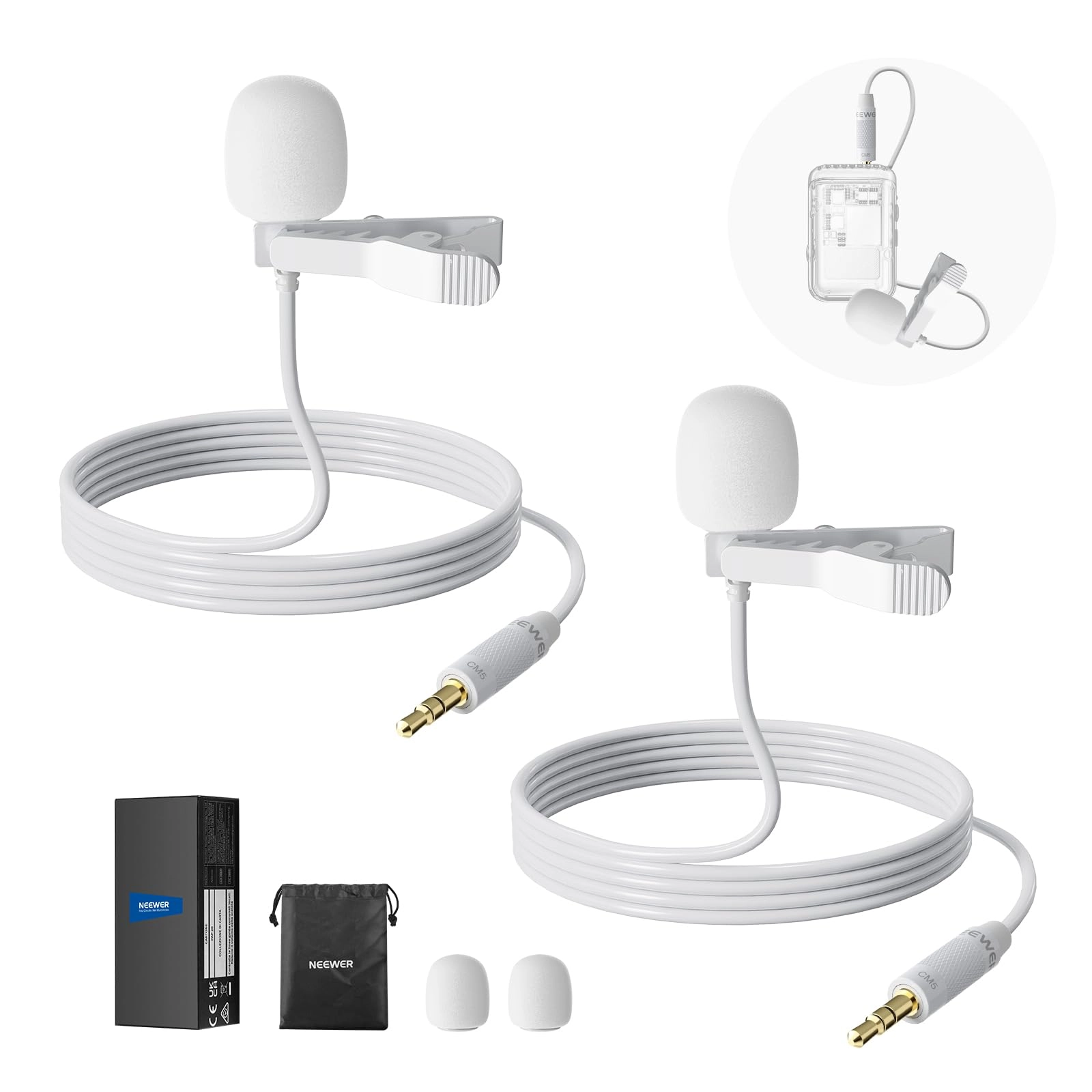 CM5 3.5mm-Mini-Jack Microphone Pack