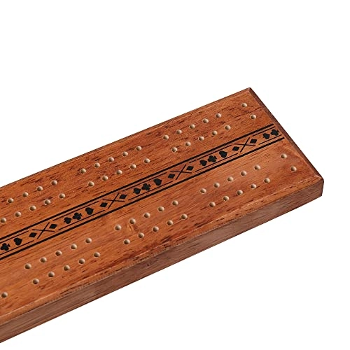 Cribbage Board - Double Track Italian Inlaid