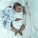 Reborn Baby Doll - 18 Inch Silicone Full Body African American
