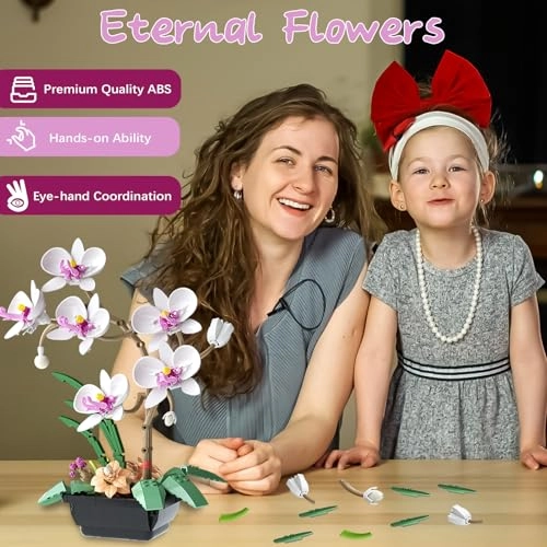 Orchid Flower Building Set - 581pcs Occasion