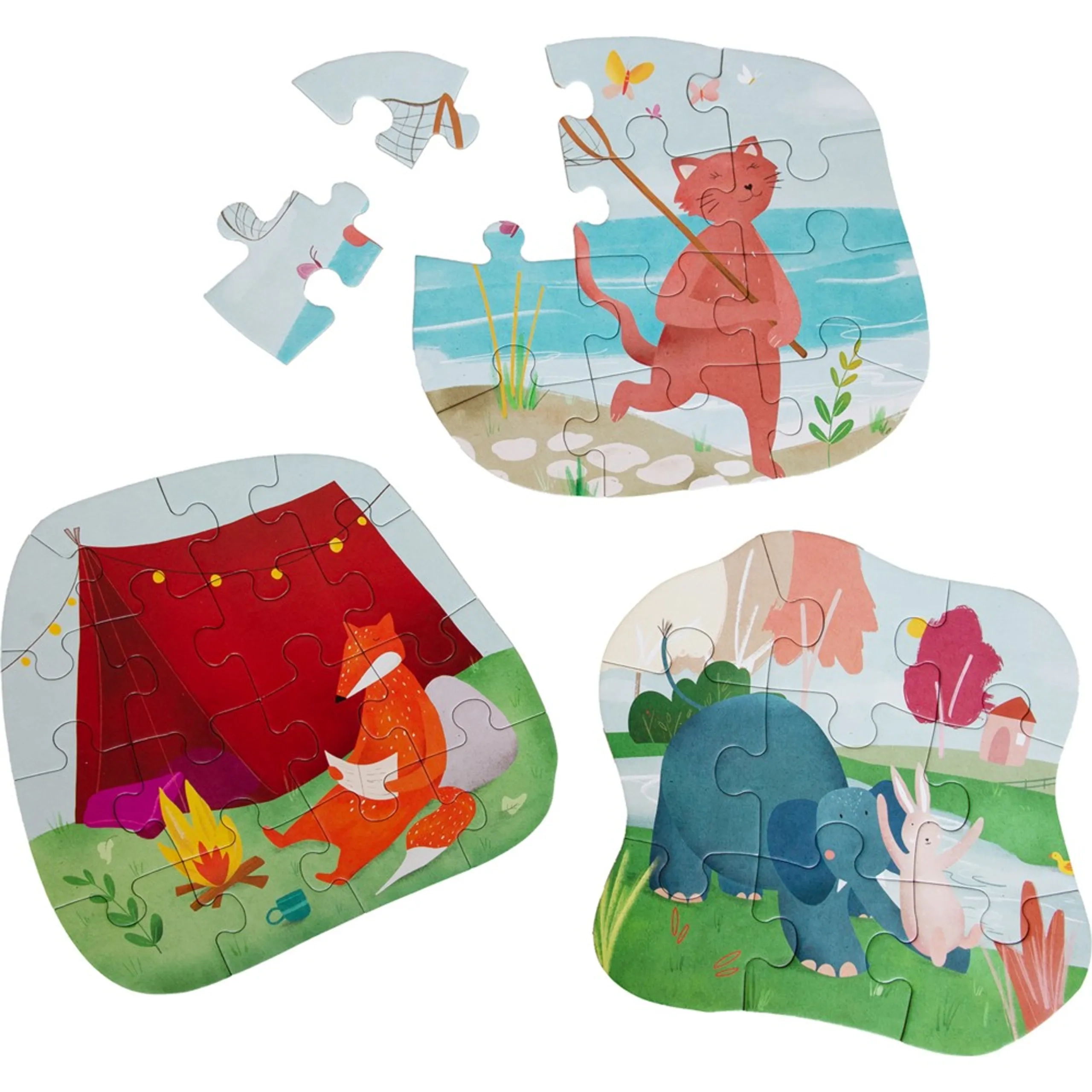 Playing Outside Puzzle (16090809-35-633) - 37 pcs