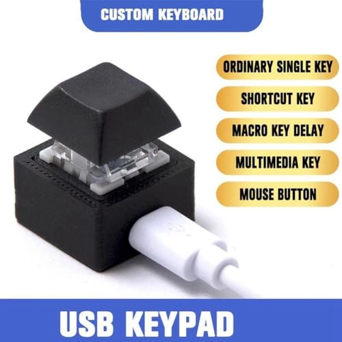 Mini Keyboard Macro Keypad - QWERTY Wired/Wireless