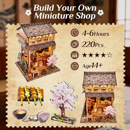 Miniature House Kit - 220-piece