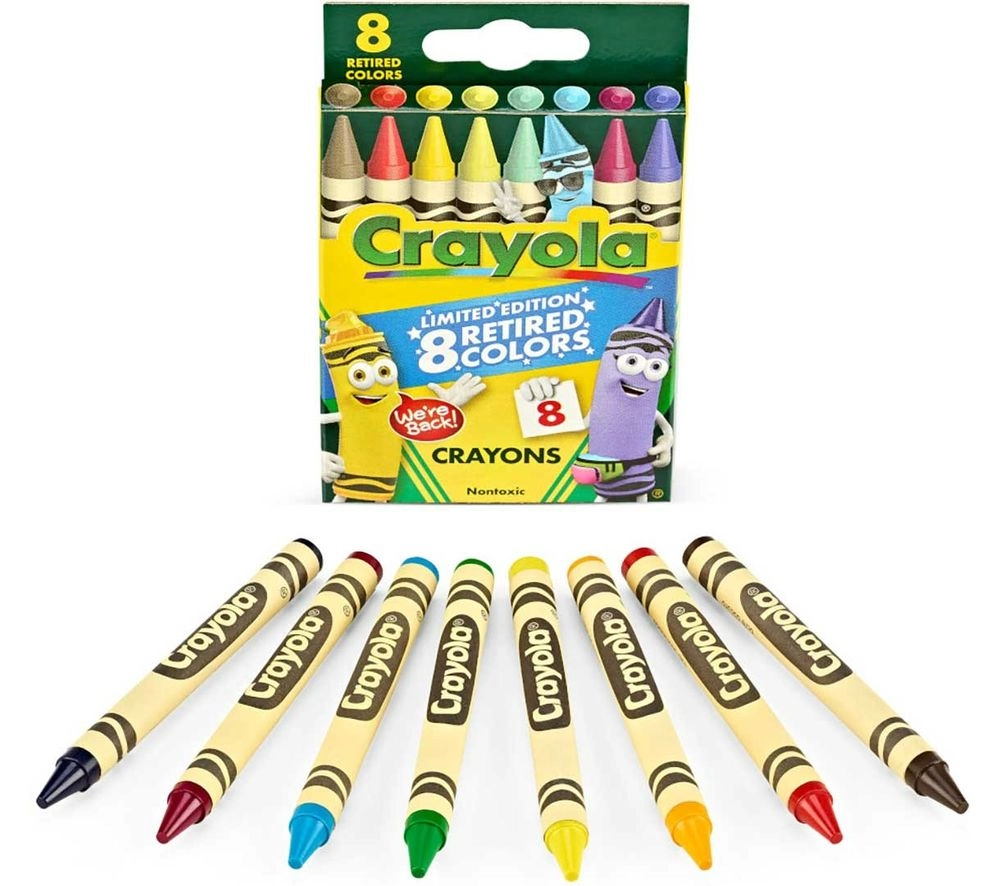 Character Shaped Limited Edition Crayons - 8 Pcs