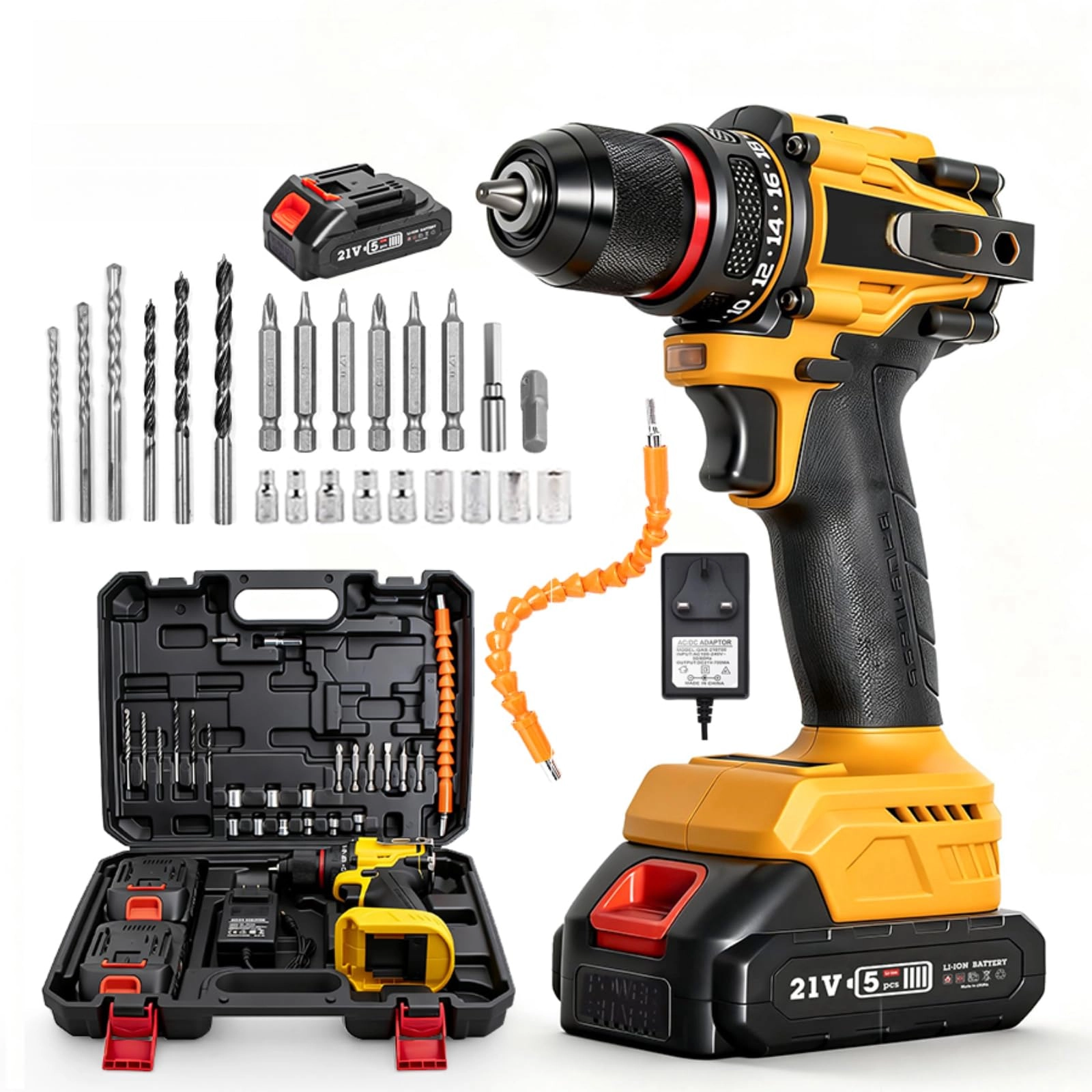 Joleritc Cordless Driver - 1300mAh 21V