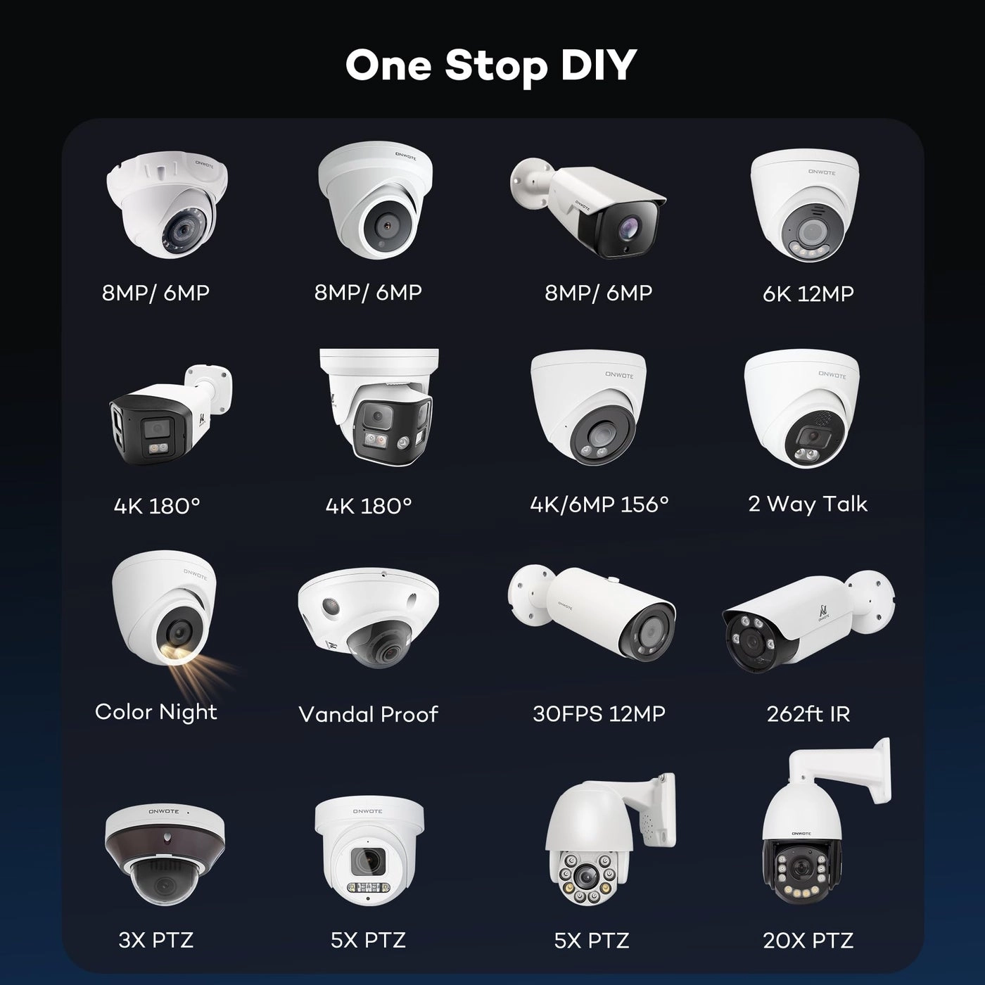 4K 8MP PoE IP Camera