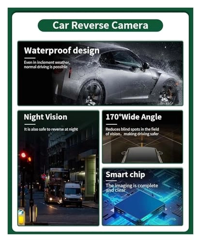 Rear View Parking Camera - Night Vision Wire