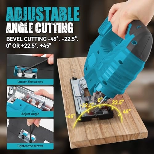 Cordless Electric Jigsaw - 500W