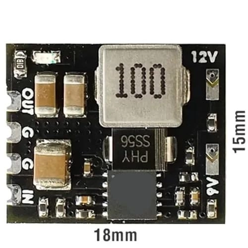 BEC 6-60V TO 5V/9V/12V-ADJ - 18X15mm 2.54mm