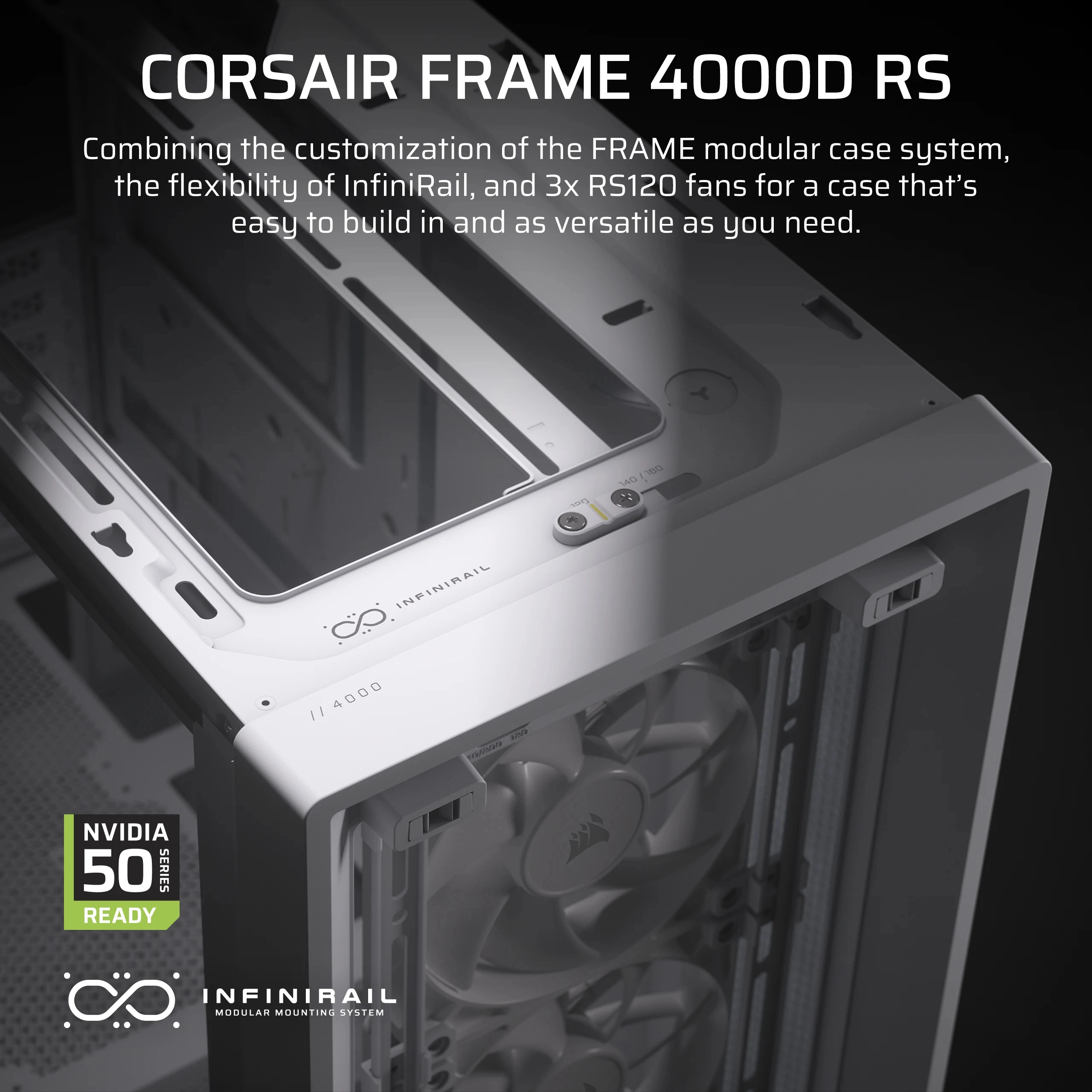 4000D Airflow - Tempered Glass Mid-Tower White
