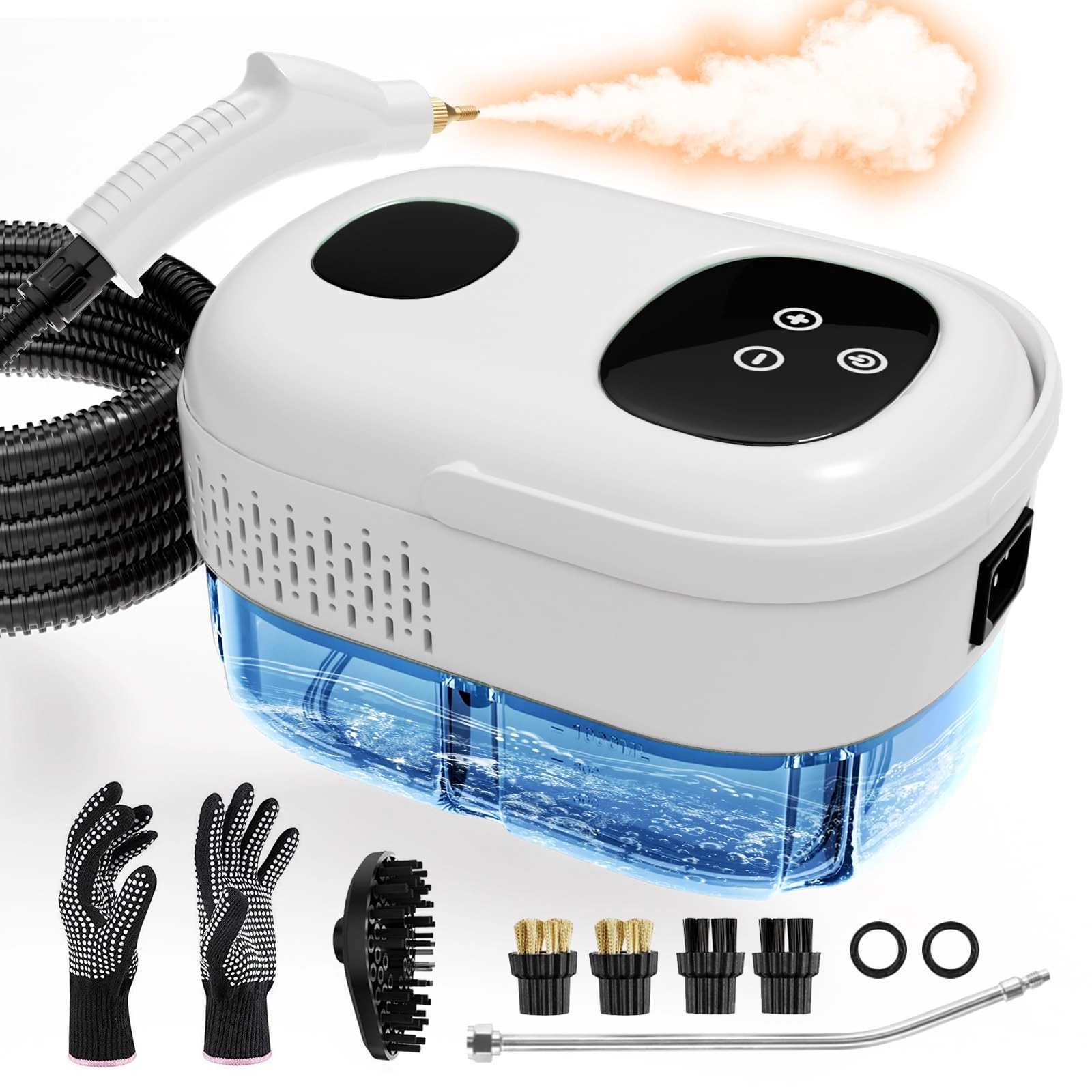 TwoOases Limpiador a Vapor de Mano - 3 bar 1100ml