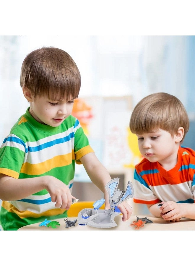 Sting Ray Transporter - 1 Stingray Toy with Sounds + Sea Creatures - 7