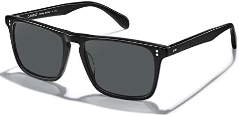 Carfia Retro Polarized Sunglasses - UV Protection Acetate Frame