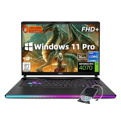 Raider GE68HX - 16'' i9-14900HX 64GB DDR5 4TB SSD