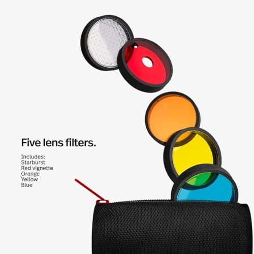 Now+ 2nd Generation - Bonus Lens Filter Set + Color Film for I-Type Cameras - 16 Photos + Flat Camera Strap + Signature Gift Wrap + Signature Series Power Bundle + Signature Series EVA Hard Case + Signature Series Microfiber Lens Cloth