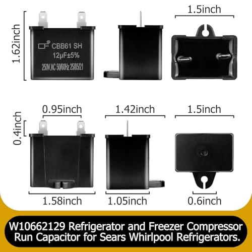 Refrigerator Capacitor - AP6023677 PS11757023 W10662129