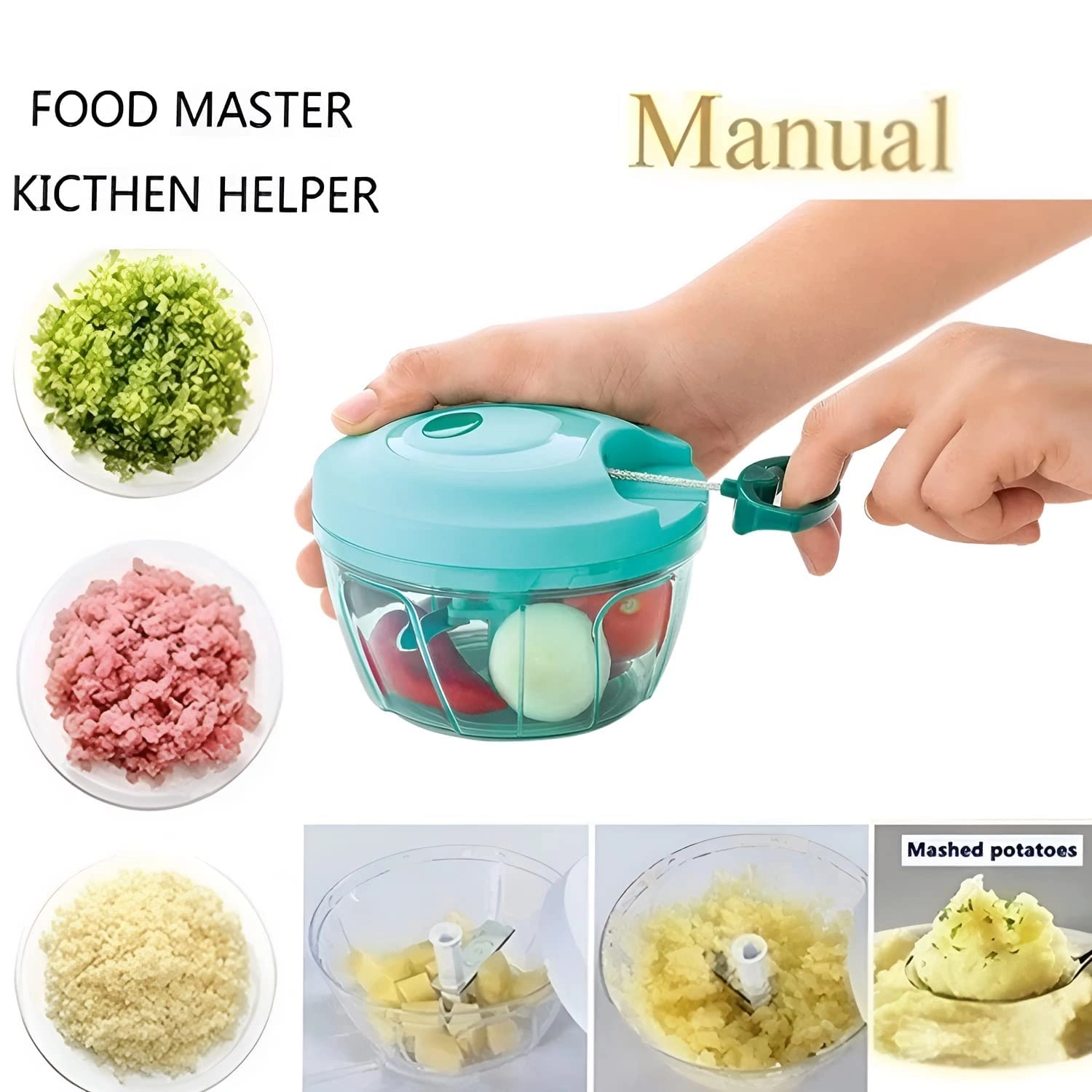 Vegetable & Fruit Chopper - 500ml 3
