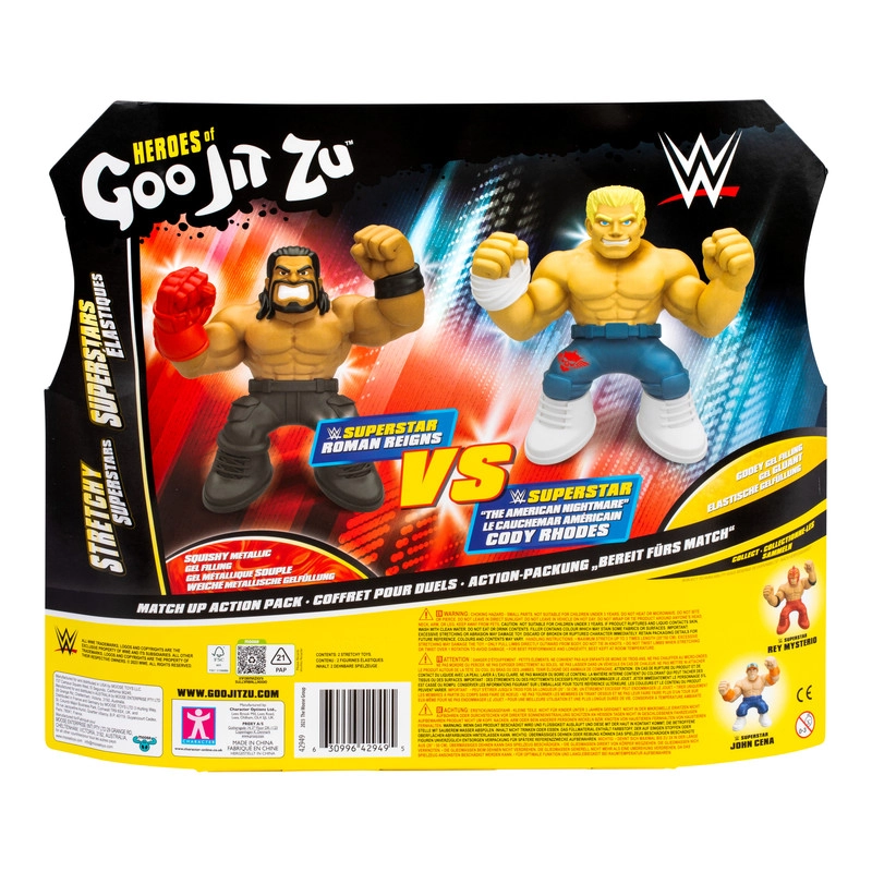 Heroes of Goo Jit Zu - Roman Reigns + Cody Rhodes (37313669-42949) 2 pcs