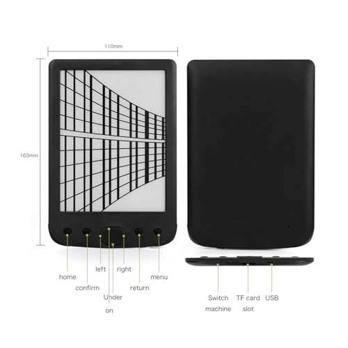 Electric Book Reader - 6-inch 8GB