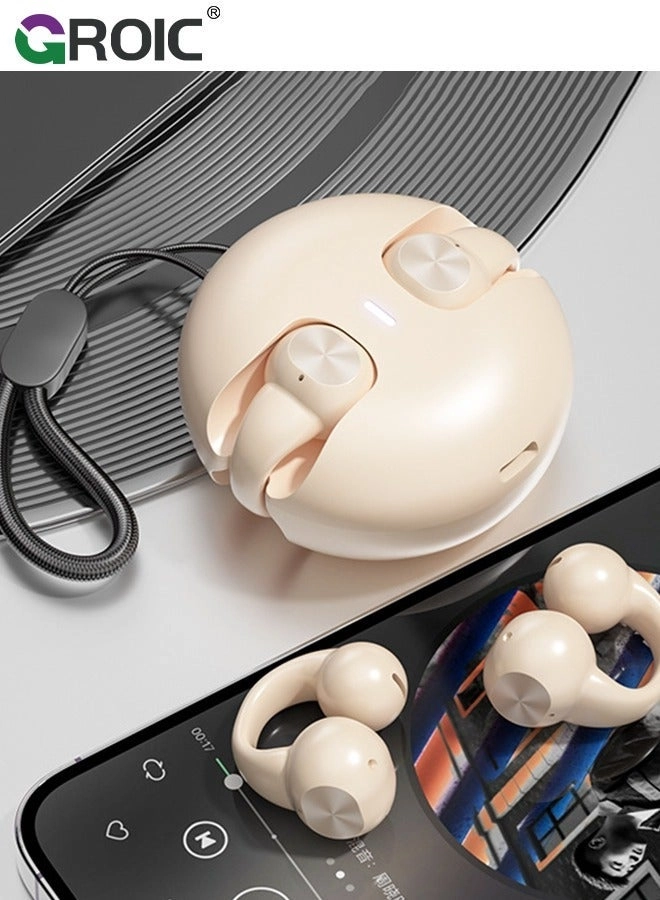 Clip-on Wireless Earbuds