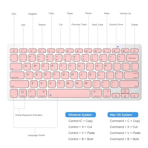 Backlit Bluetooth Keyboard - Wireless