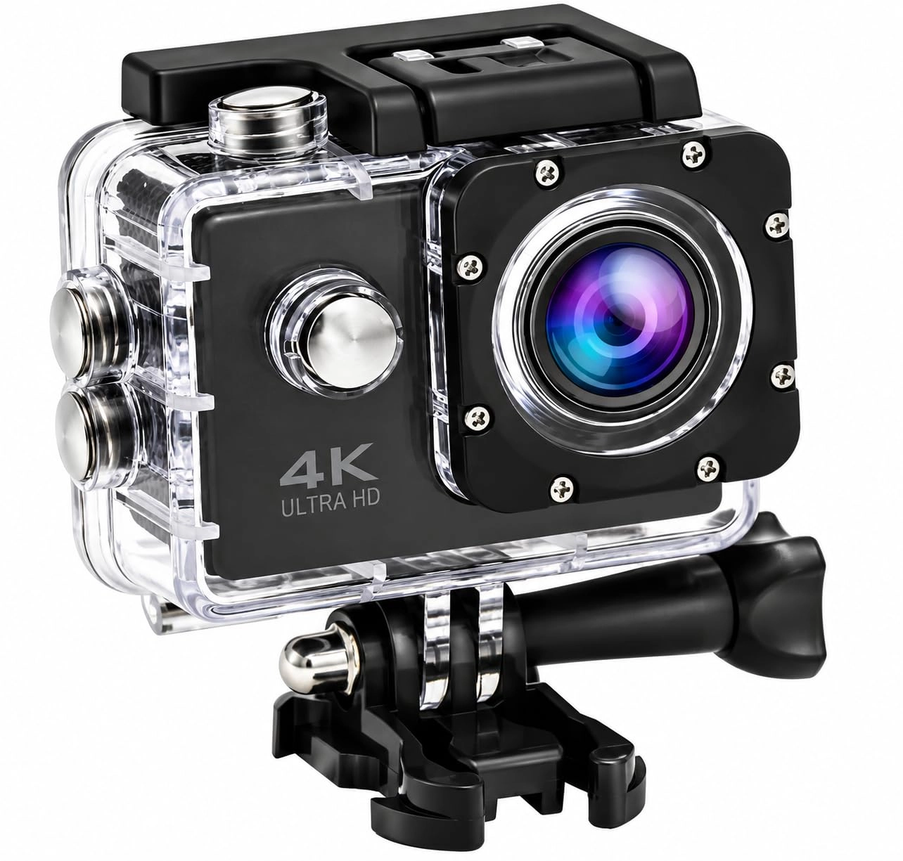 AUSHA EXPORTS P LTD- 140, Sector 27, Gurugram-122009, Customer Support =08048923617 4K Action Camera - 4K 30FPS