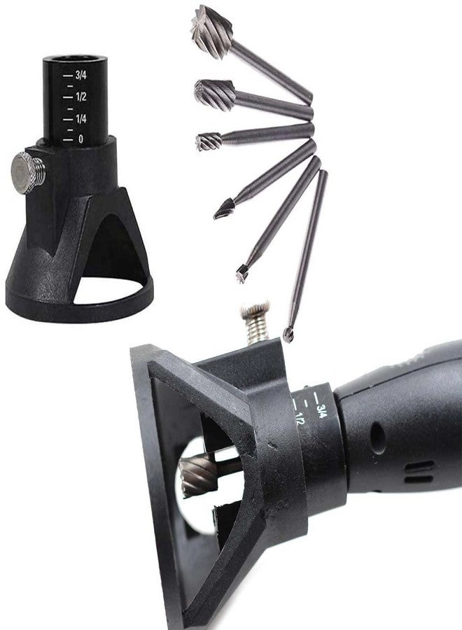 Router Burrs Cutter - 7 Piece + Electric Drill