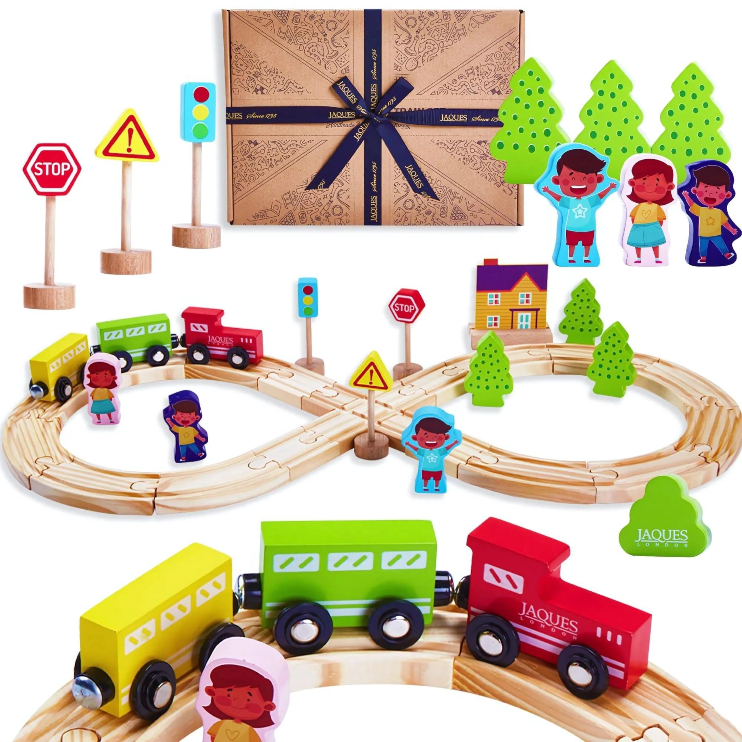 Jaques of London Wooden Train Set - G scale 29 piece(s)
