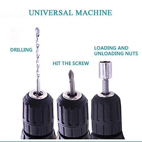 3 in 1 Electric Hammer Drill - Cordless 25+3 N.m 10mm