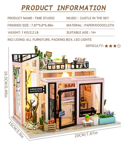 DIY Miniature Dollhouse Kit - 124 scale