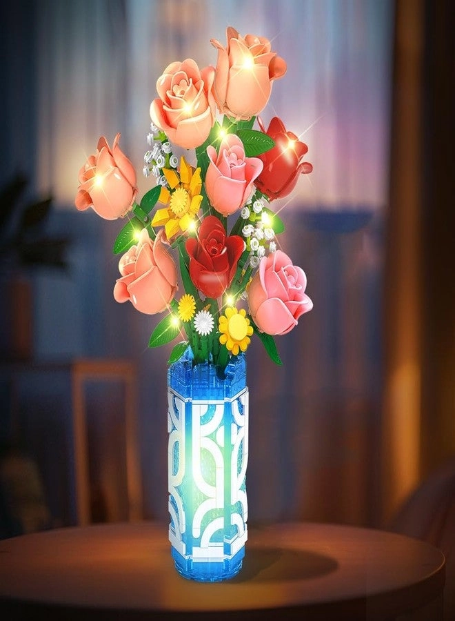 Flowers Bouquet Building Set - 747 pcs